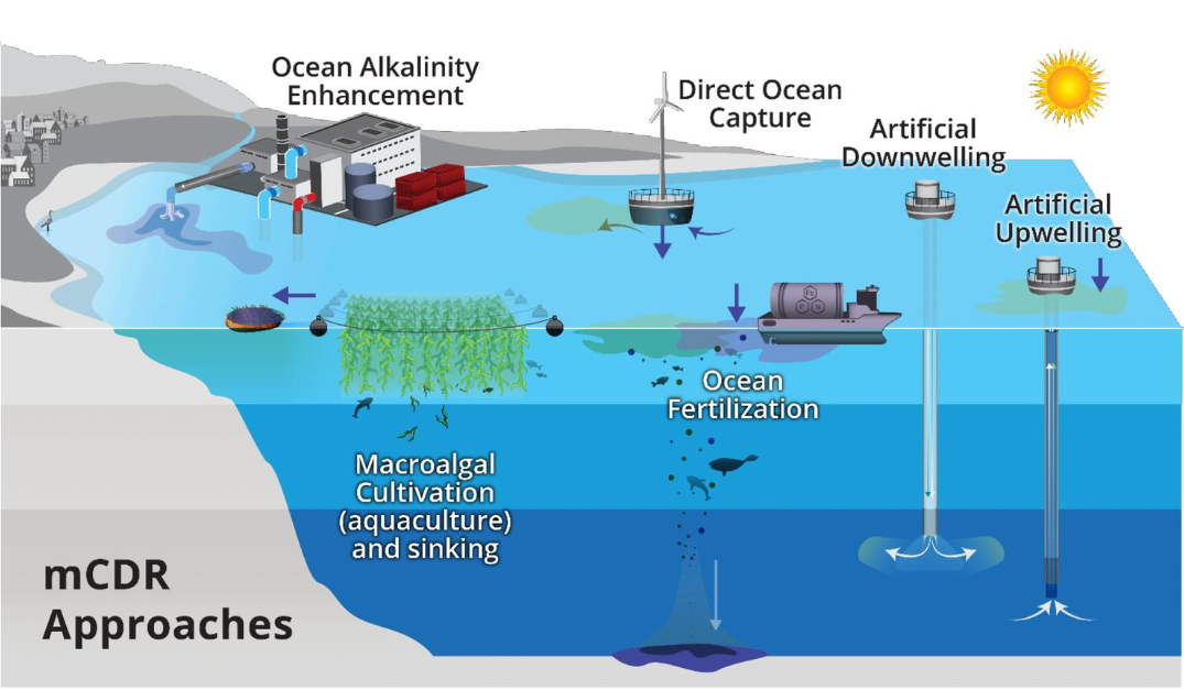 Ocean waves representing Marine Carbon Dioxide Removal