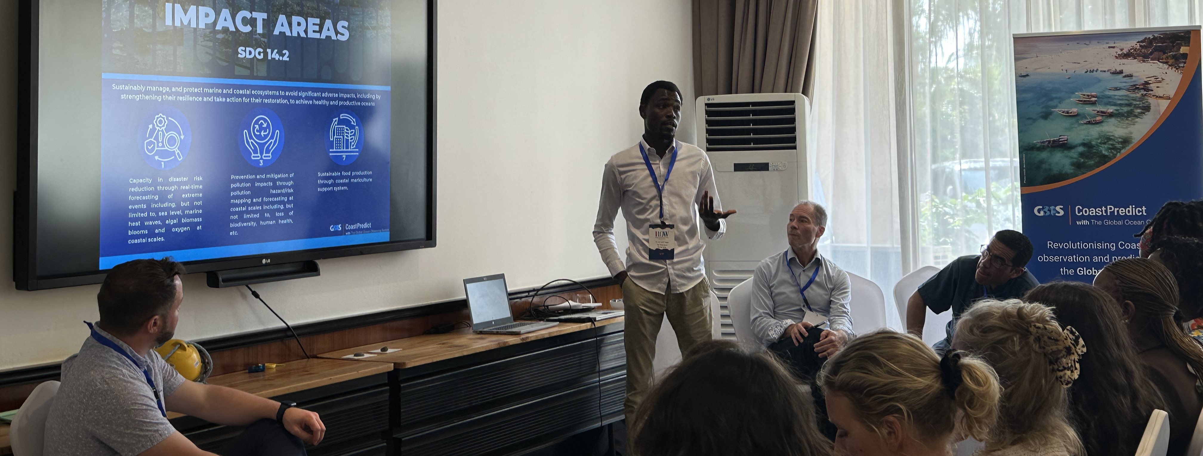 Ceanapse team members at a community gathering